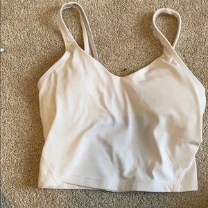 lulu lemon align tank top in white